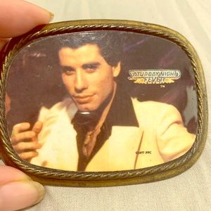 John Travolta Saturday Night Fever BeltBuckle 1977